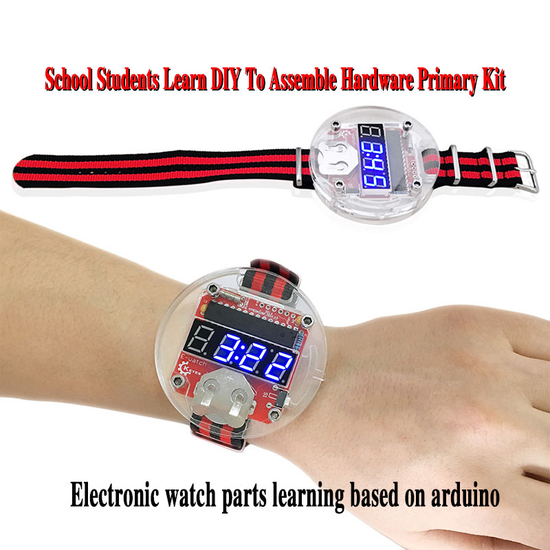 Microcontroller Kit - Single Chip LED Kit Clock DIY