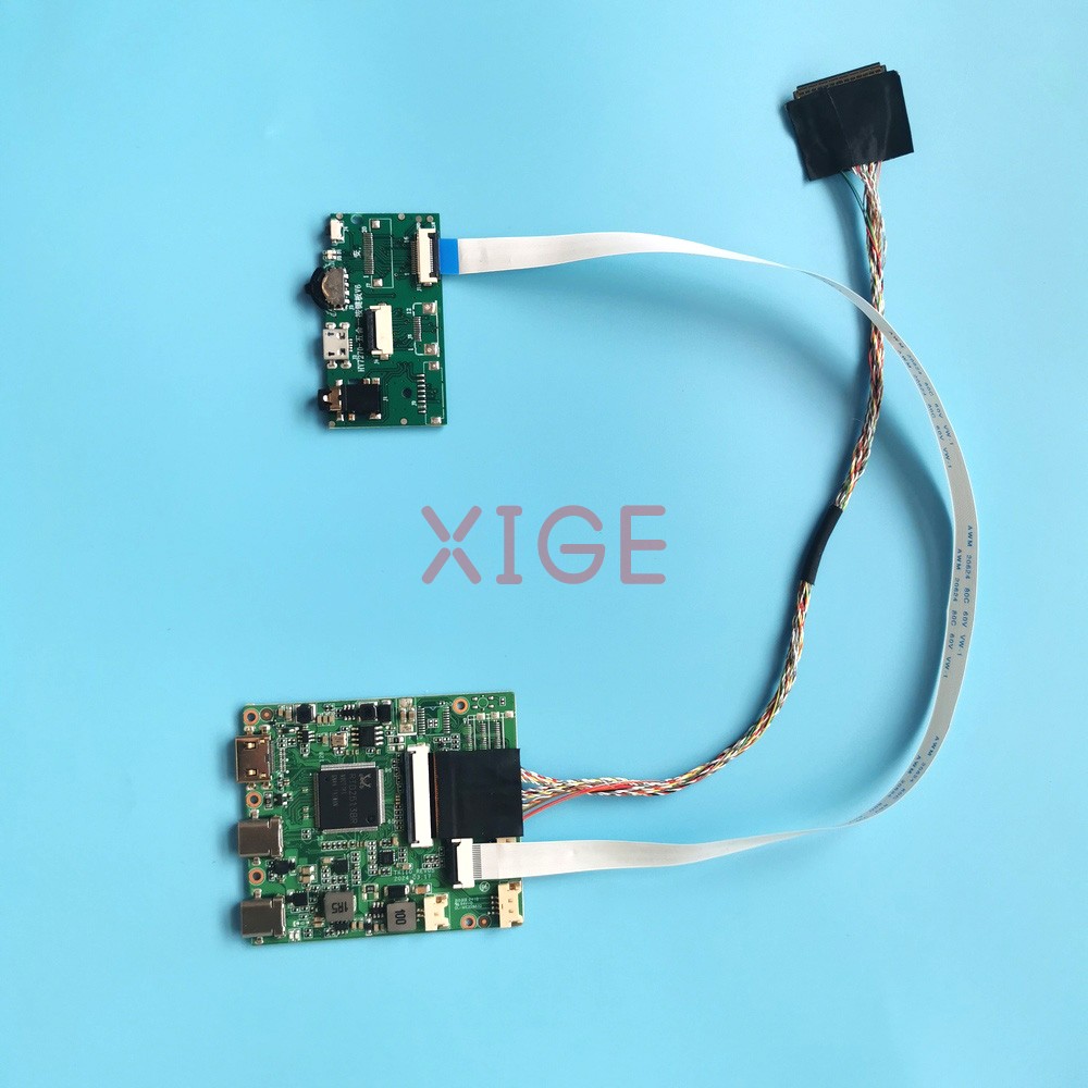 Microcontroller Kit - Fit LP140WH1(TL)-TLA1/TLC6/TLD6/TLE2 40-Pin LVDS TYPE-C Mini-HDMI