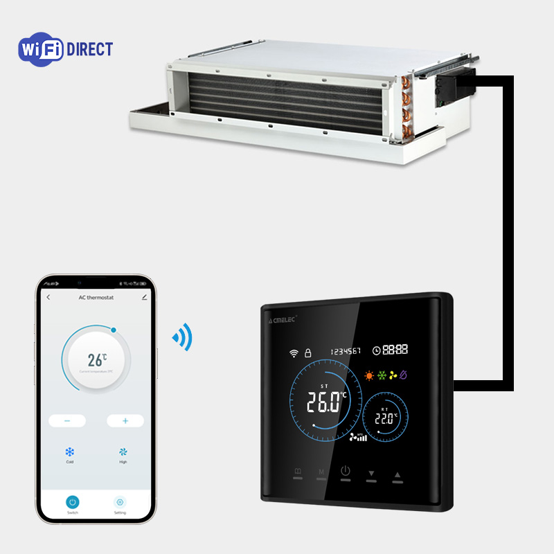 Wifi Thermostat - Smart Fan Coil Thermostat HVAC WiFi