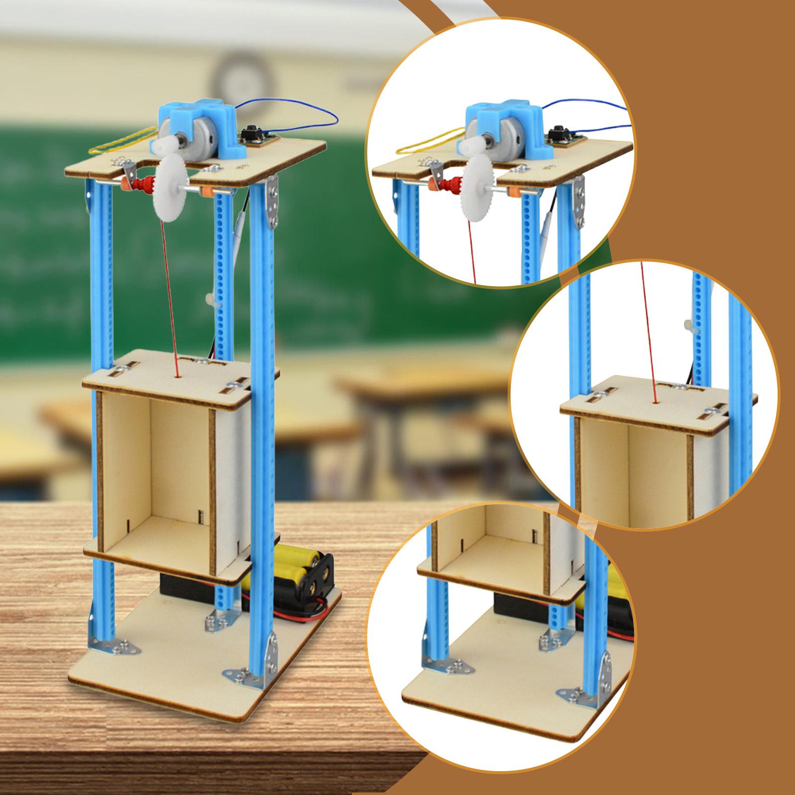 DIY Wooden Elevator Toy Model  - огляд і ціна Stem Robotics Kit