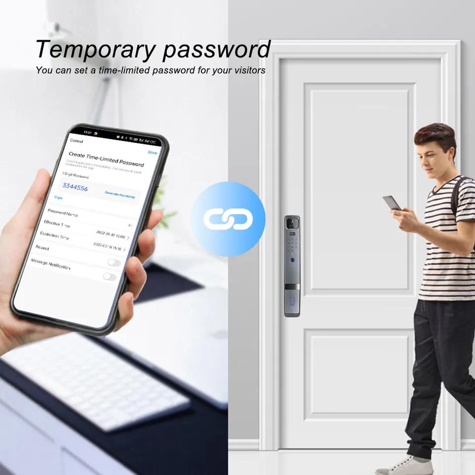 Facial Recognition Fingerprint - огляд і ціна Smart Door Lock Wifi