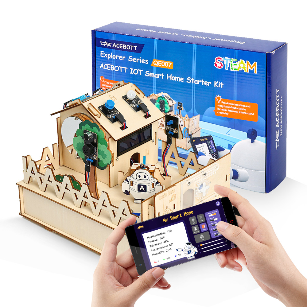 ACEBOTT Smart Home STEM STEAM  - огляд і ціна Esp32 Smart Home Kit
