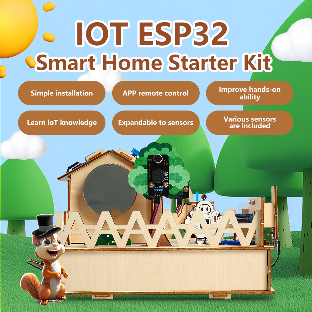 ACEBOTT Smart Home STEM STEAM  - огляд і ціна Esp32 Smart Home Kit