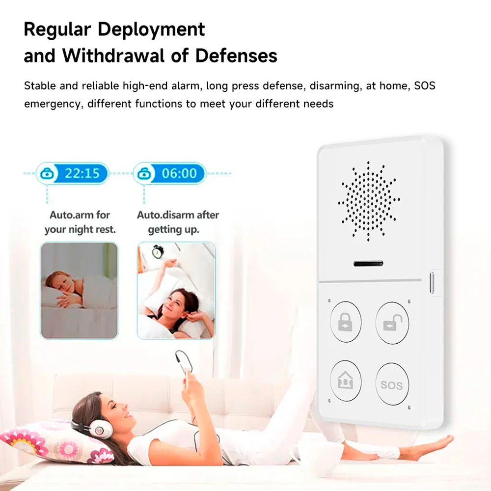 Tuya Wifi Smart Alarm System 4 - огляд і ціна Smart Home Automation Kit