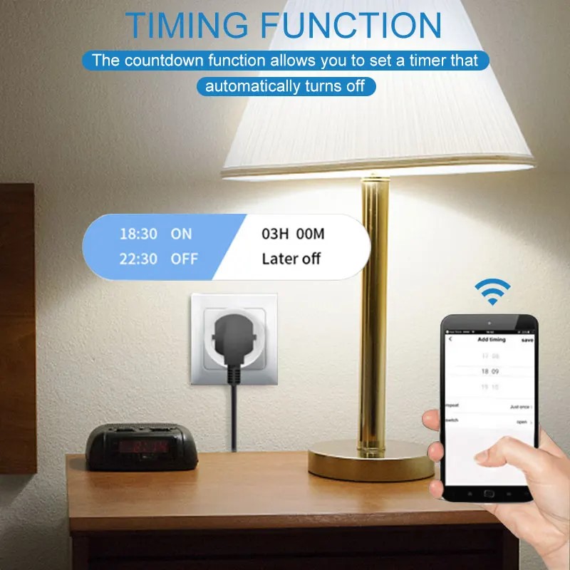 Tuya Smart Socket EU16A/20A Wi - огляд і ціна Wifi Smart Plug