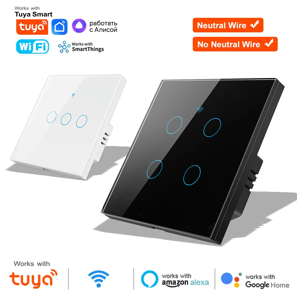 WiFi RF 433mhz Touch Wall Ligh - огляд і ціна Smart Light Switch Wifi