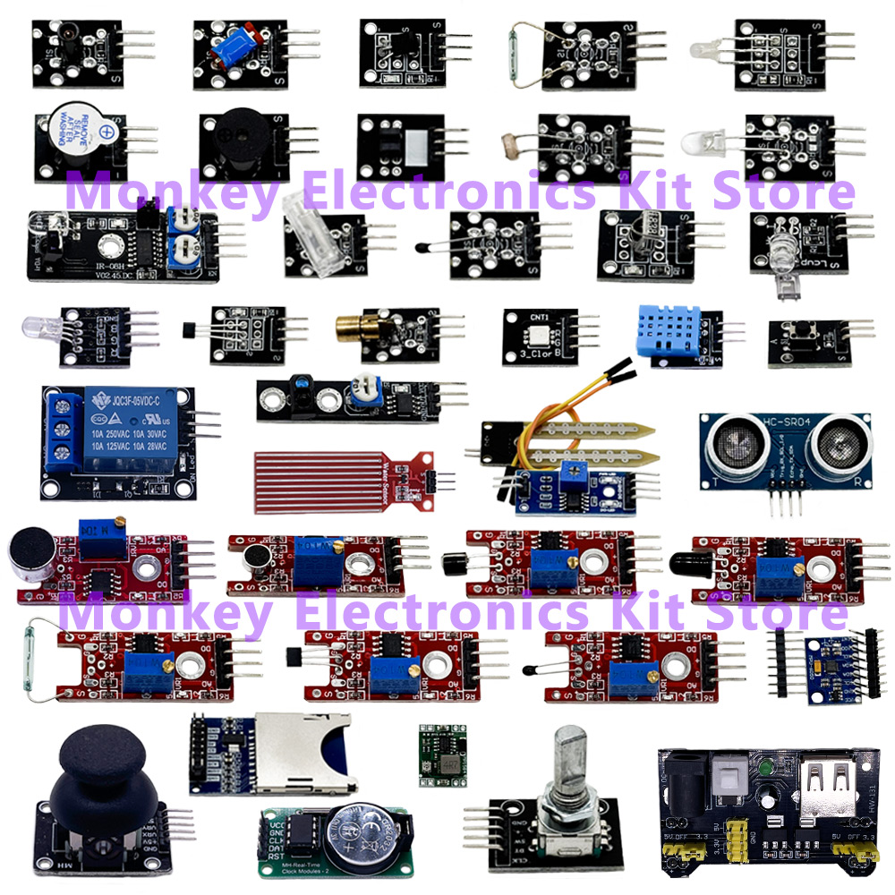45 Kinds in 1 Sensors Modules  - огляд і ціна Sensor Kit Arduino
