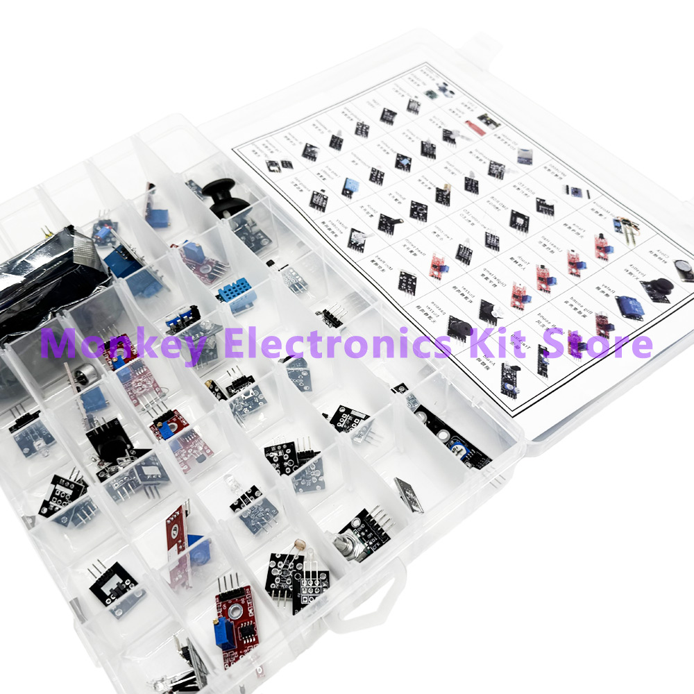 45 Kinds in 1 Sensors Modules  - огляд і ціна Sensor Kit Arduino