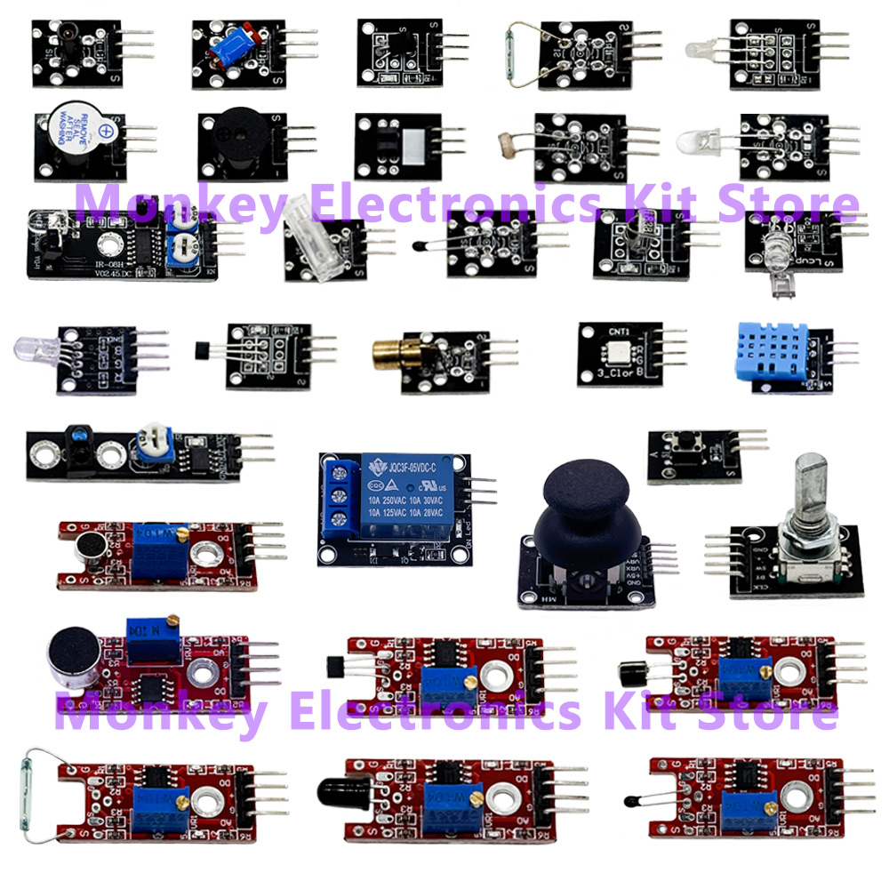 45 Kinds in 1 Sensors Modules  - огляд і ціна Sensor Kit Arduino