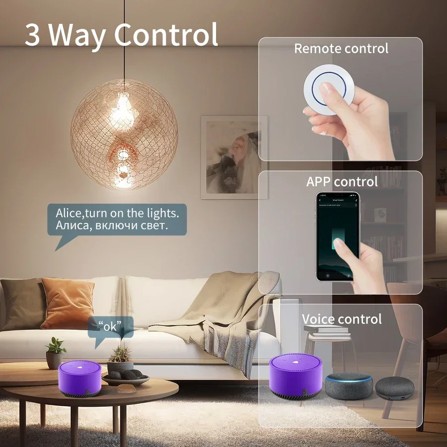 Tuya Wifi Smart Switch RF 433M - огляд і ціна Smart Light Switch Wifi