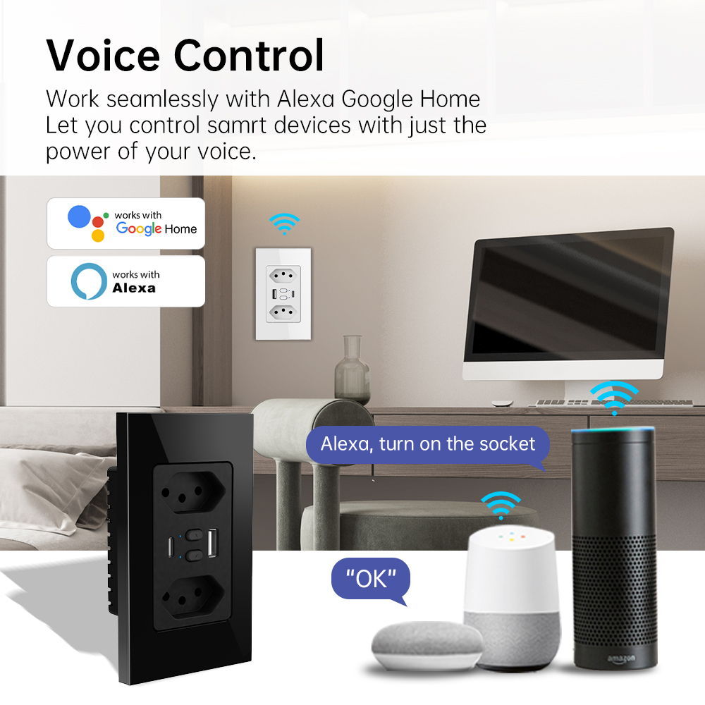 MANHOT Wifi Smart Brazil Socke - огляд і ціна Wifi Smart Plug