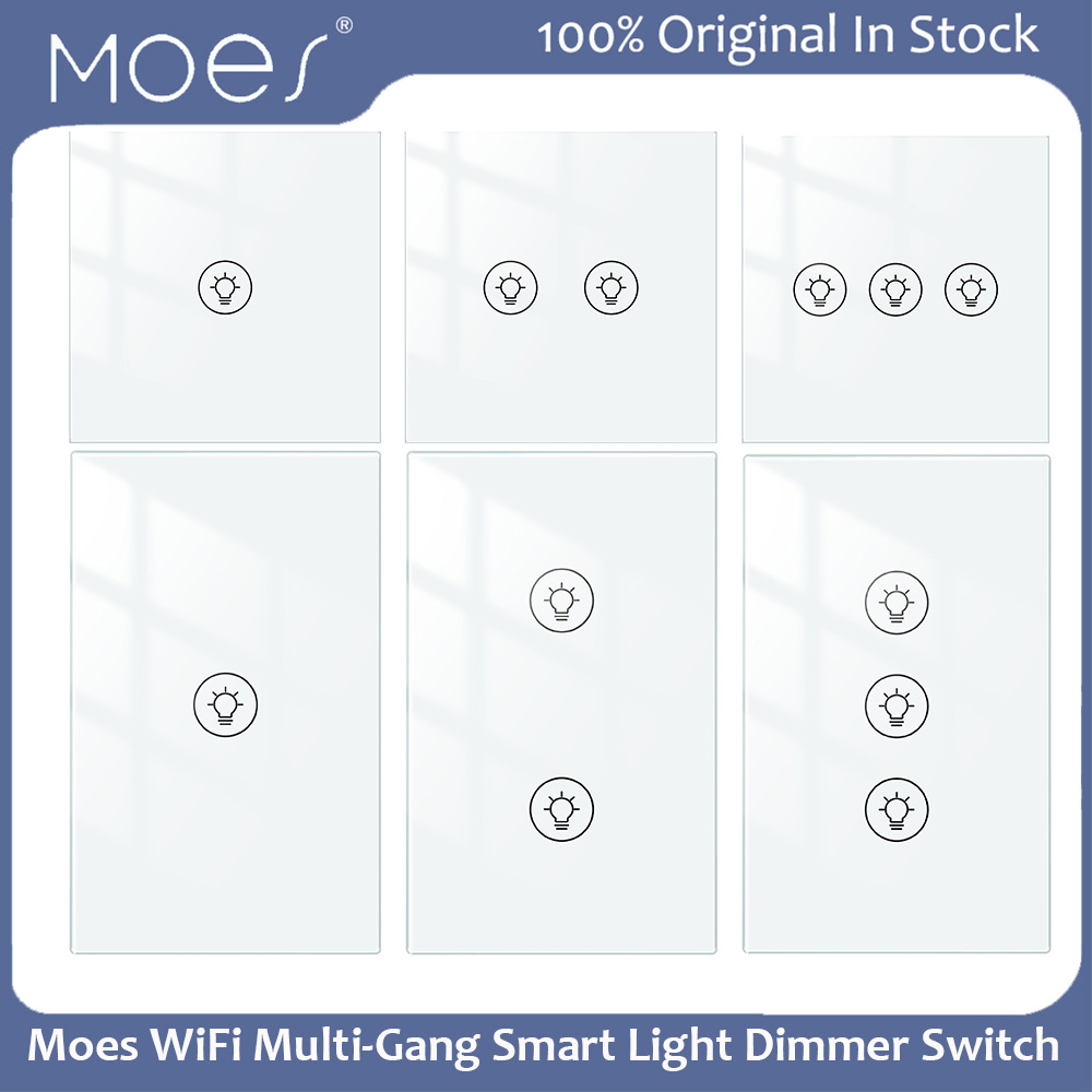 Moes Tuya Multi-Gang Smart Lig - огляд і ціна Smart Light Switch Wifi