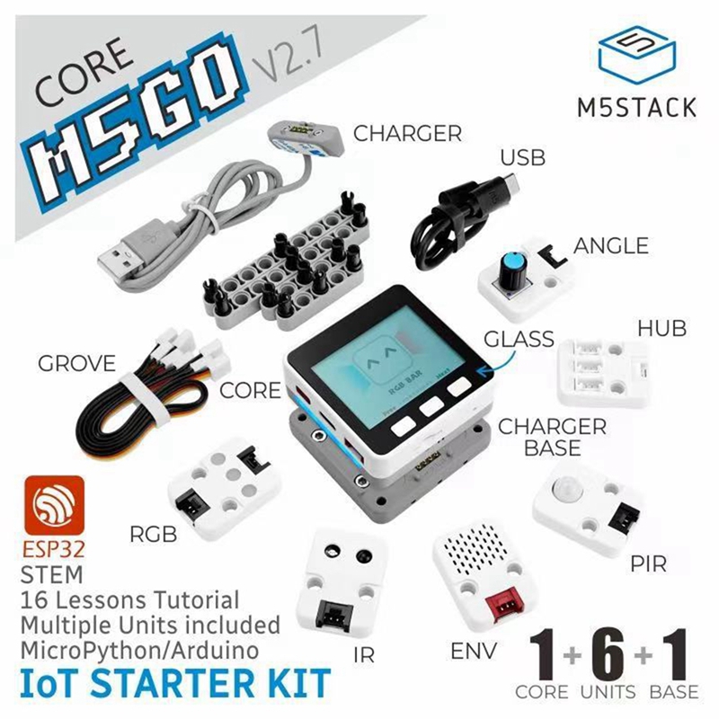 M5GO IoT Kit V2.7 IoT Beginner - огляд і ціна Iot Kit Beginner