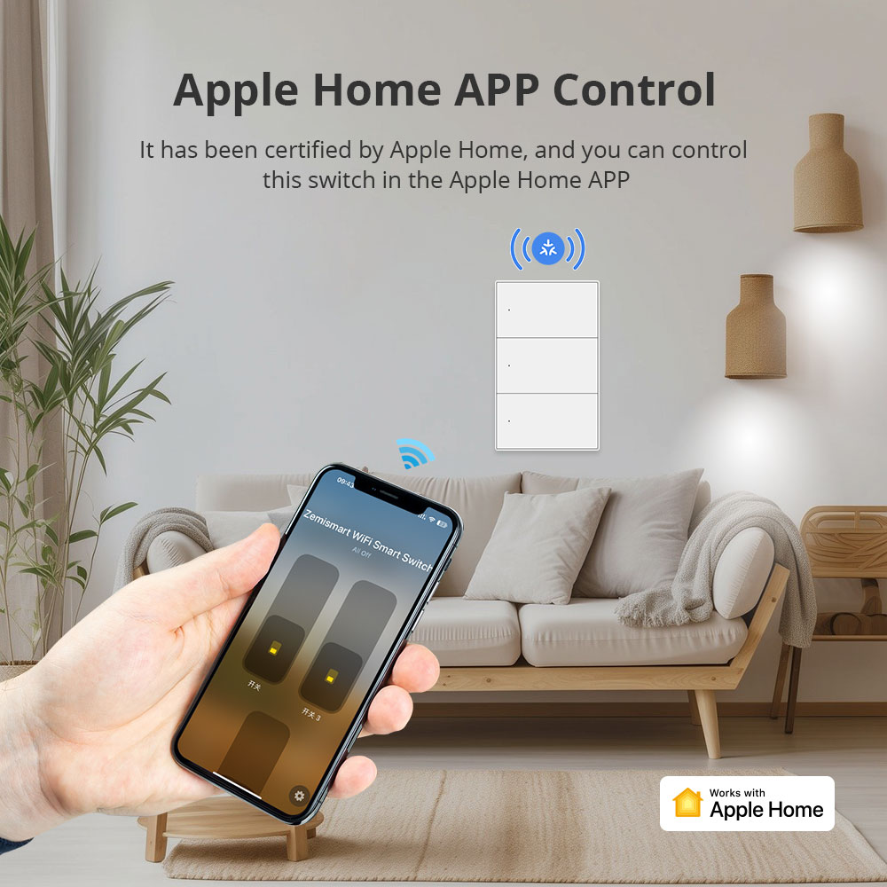 Zemismart Matter WiFi US AU Sm - огляд і ціна Smart Light Switch Wifi