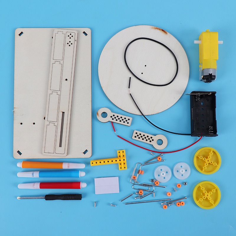 1-3Pcs DIY Wooden Electric Plo - огляд і ціна Stem Robotics Kit