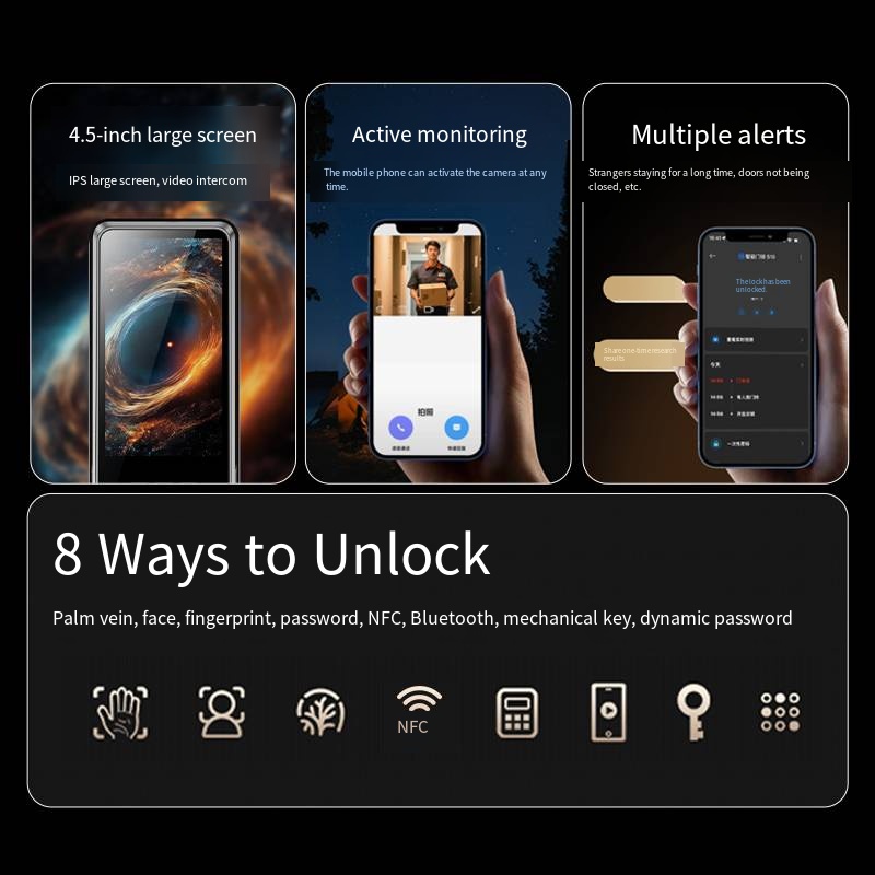 YN S11M Smart Home Digital Ele - огляд і ціна Smart Door Lock Wifi