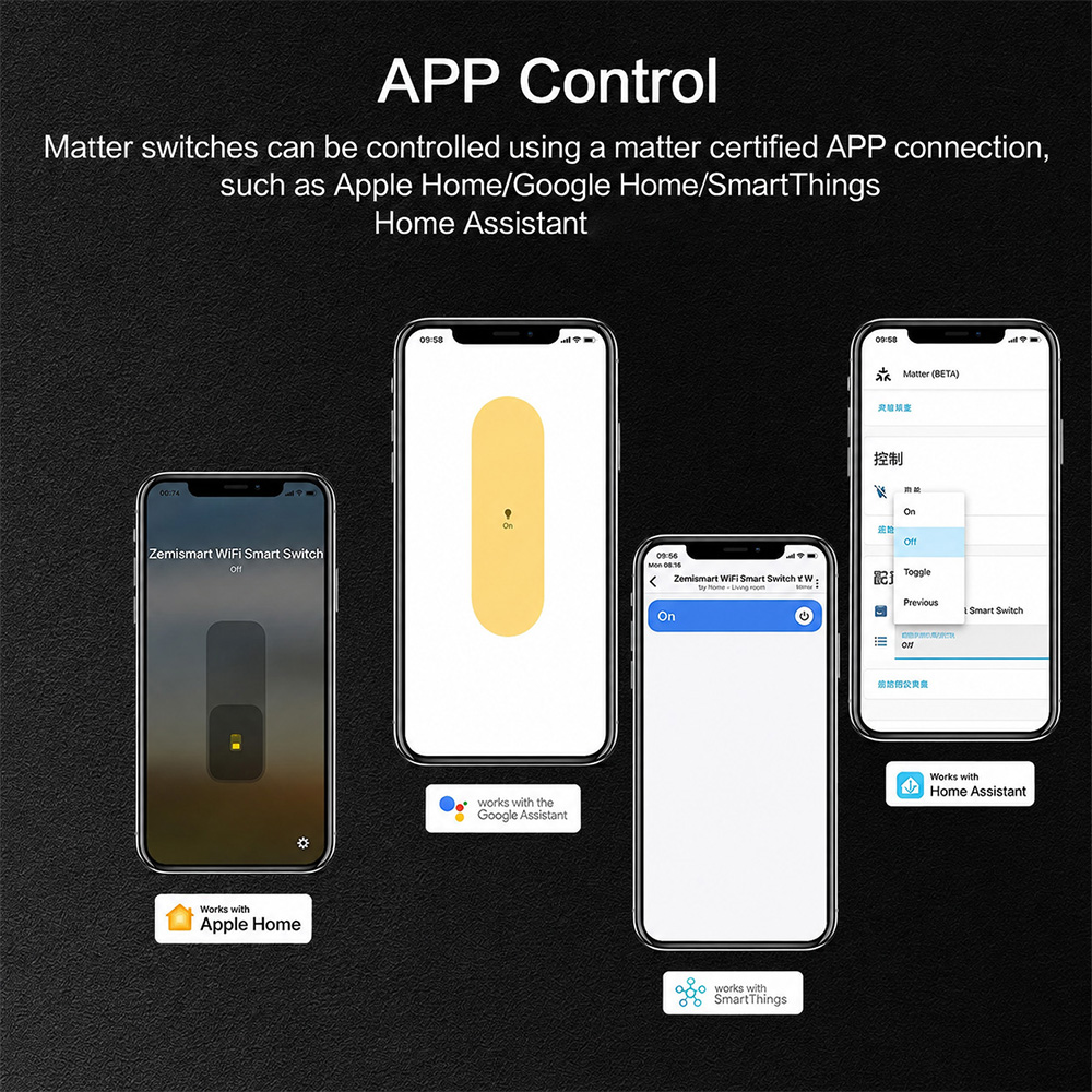 Zemismart Matter over WiFi 3-W - огляд і ціна Smart Light Switch Wifi