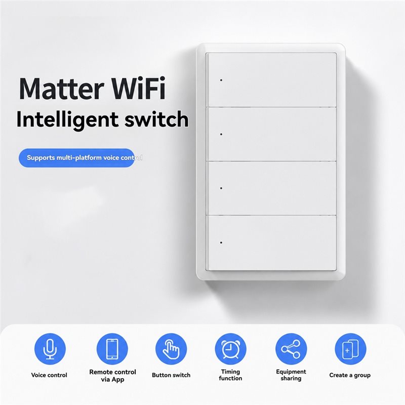 DTA4-Voice Control For Smart L - огляд і ціна Smart Light Switch Wifi