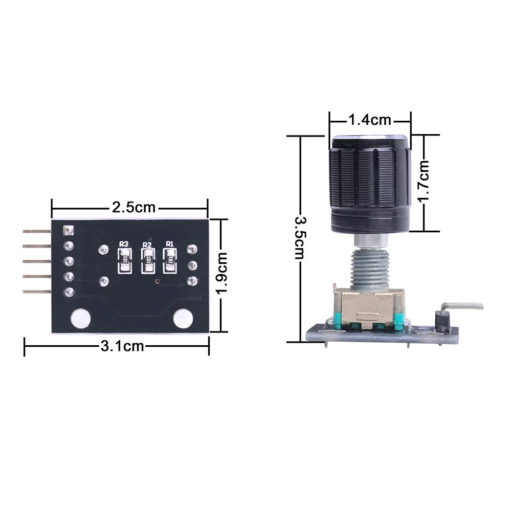 5pcs 360 Degree Rotary Encoder - огляд і ціна Sensor Kit Arduino