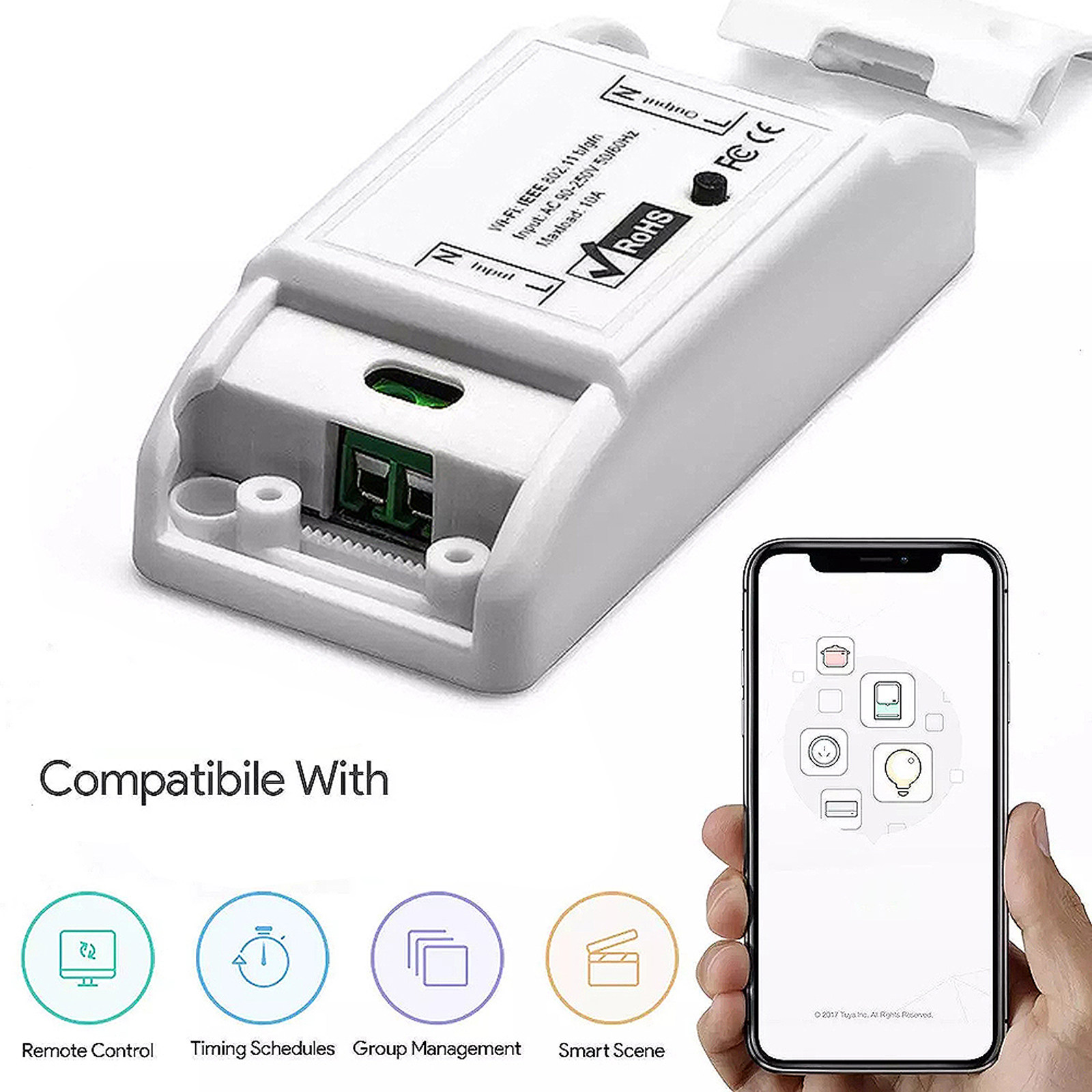 1Pcs WiFi Smart Switch Connect - огляд і ціна Smart Light Switch Wifi