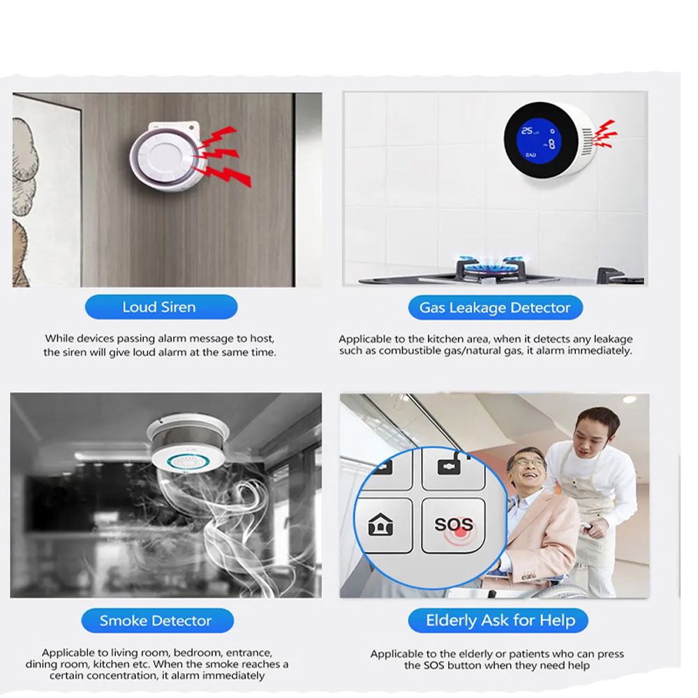 PGST 4G Tuya Smart Home Alarm  - огляд і ціна Smart Home Automation Kit